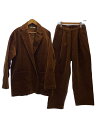 【中古】FREAK’S STORE◆セットアップ/L/コットン/BRW/23AW-055SET【メンズウェア】