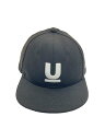 【中古】NEW ERA◆UNDERCOVER/キャップ/--/ウール/BLK/無地/メンズ【服飾雑貨他】
