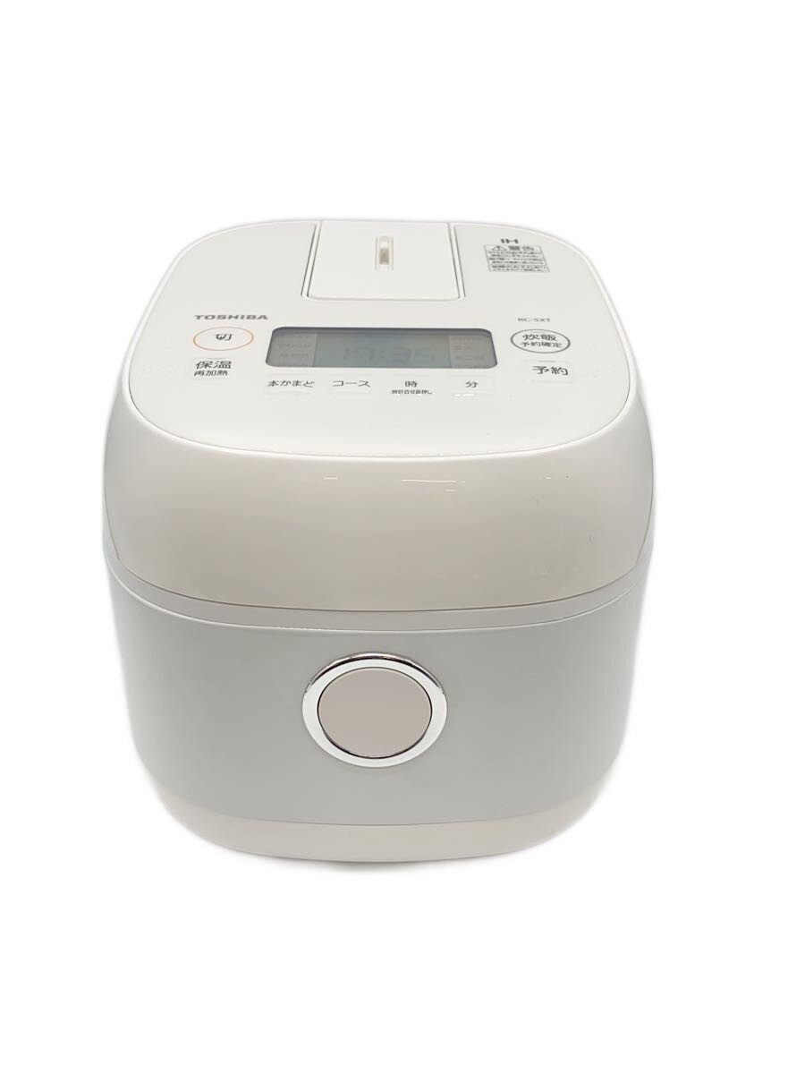 【中古】TOSHIBA◆炊飯器 RC-5XT(W)【家電・ビジュアル・オーディオ】