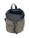 【中古】Salvatore Ferragamo◆ガンチーニ/リュック/エナメル/BLK/無地【バッグ】