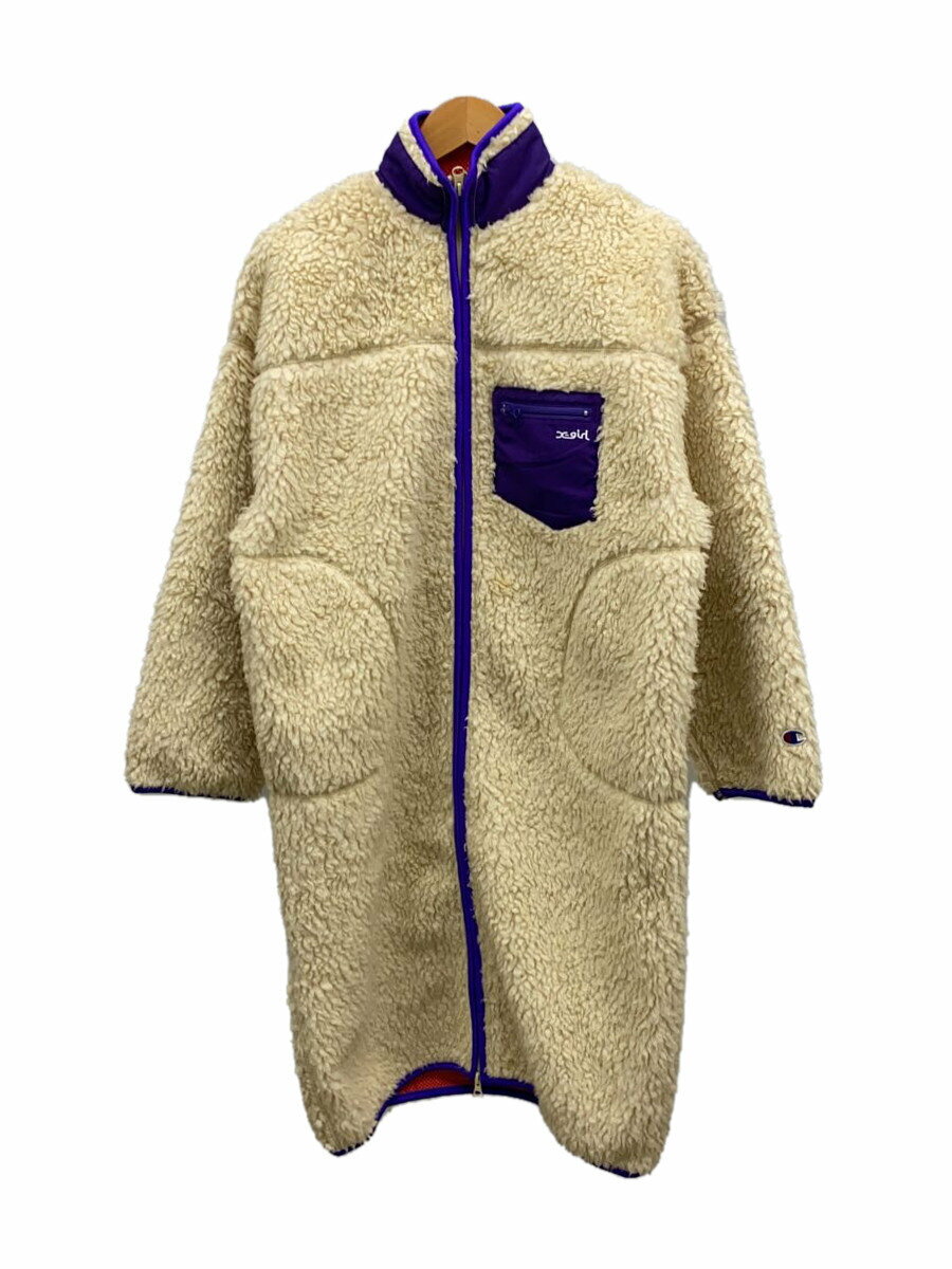 【中古】Champion◆ジャケット/S/ポリエステル/BEG/無地/CWSQ611【レディースウェア】