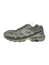 【中古】salomon◆ローカットスニーカー/27cm/GRY/472877【シューズ】(4)