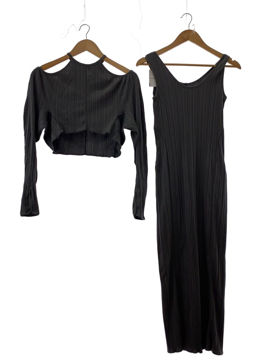 mame kurogouchi◆Random Ribbed Organic Cotton 2way/1/コットン/GRY/MM25SS-JS004