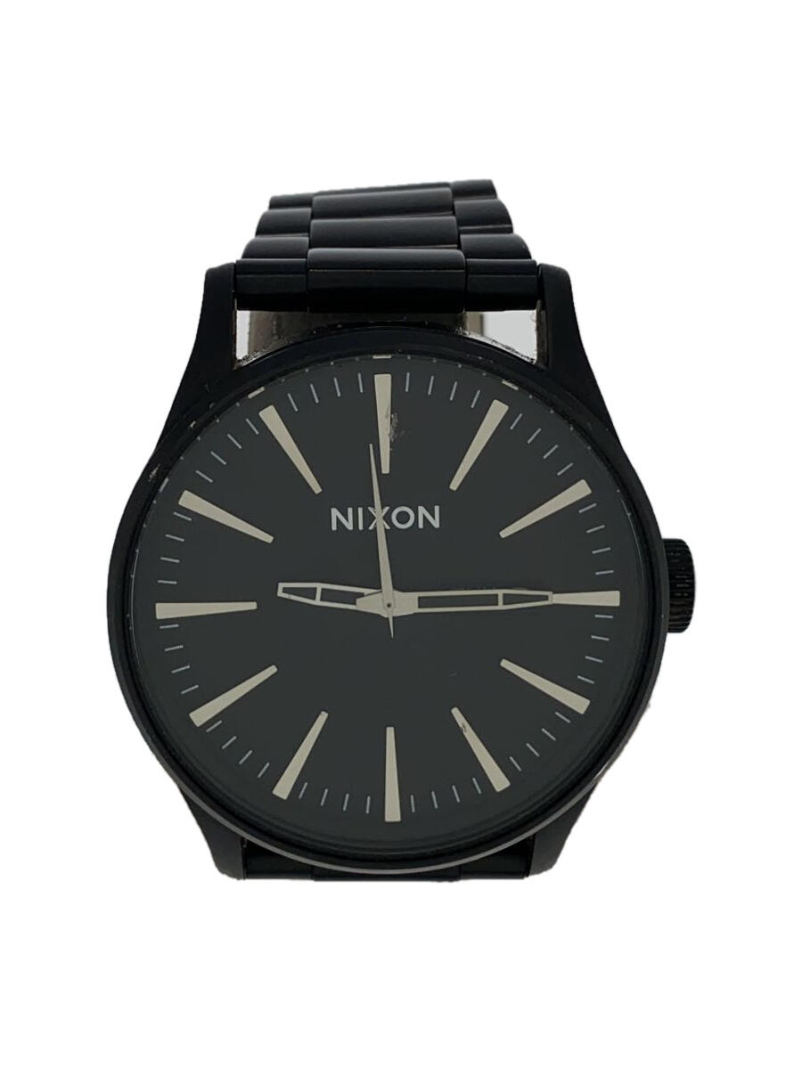 【中古】NIXON◆腕時計/アナログ/--/BL