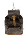 【中古】LOUIS VUITTON◆モンスリ_モノグラム・キャンバス_BRW/PVC/BRW【バッグ】