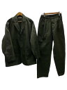 【中古】FREAK’S STORE◆セットアップ/L/ポリエステル/GRN/23AW-053SET【メンズウェア】