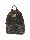 【中古】MICHAEL KORS◆リュック/--/BRW/30t4gttb1b/角擦れ/ベルト部分全体的に汚れ有【バッグ】