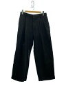 【中古】DRIES VAN NOTEN◆スラックスパンツ/46/コットン/BLK/ストライプ//【メンズウェア】(4)