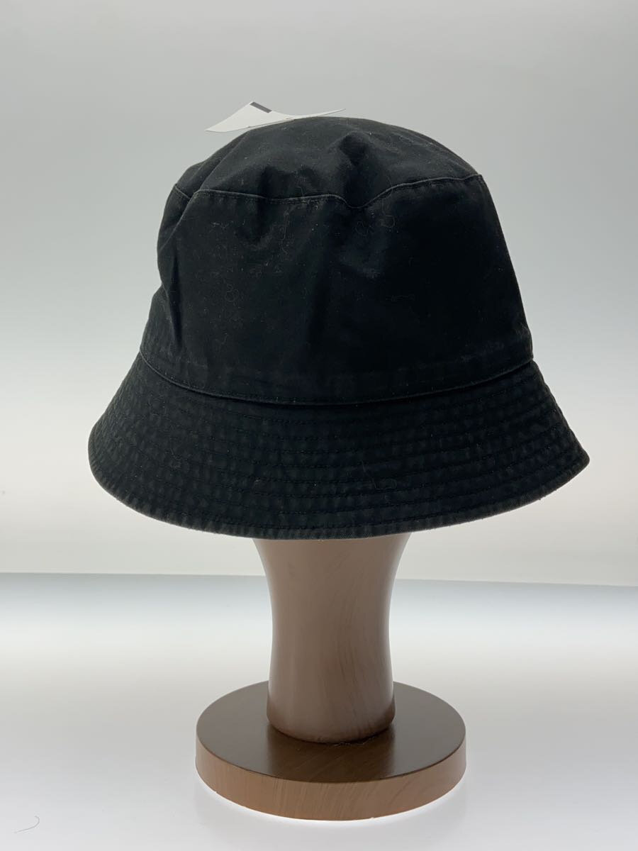 【中古】KIJIMA TAKAYUKI◆バケットハット/--/コットン/BLK/メンズ/231001【服飾雑貨他】