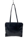 【中古】PRADA◆ショルダーバッグ/レザー/BLK【バッグ】(4)