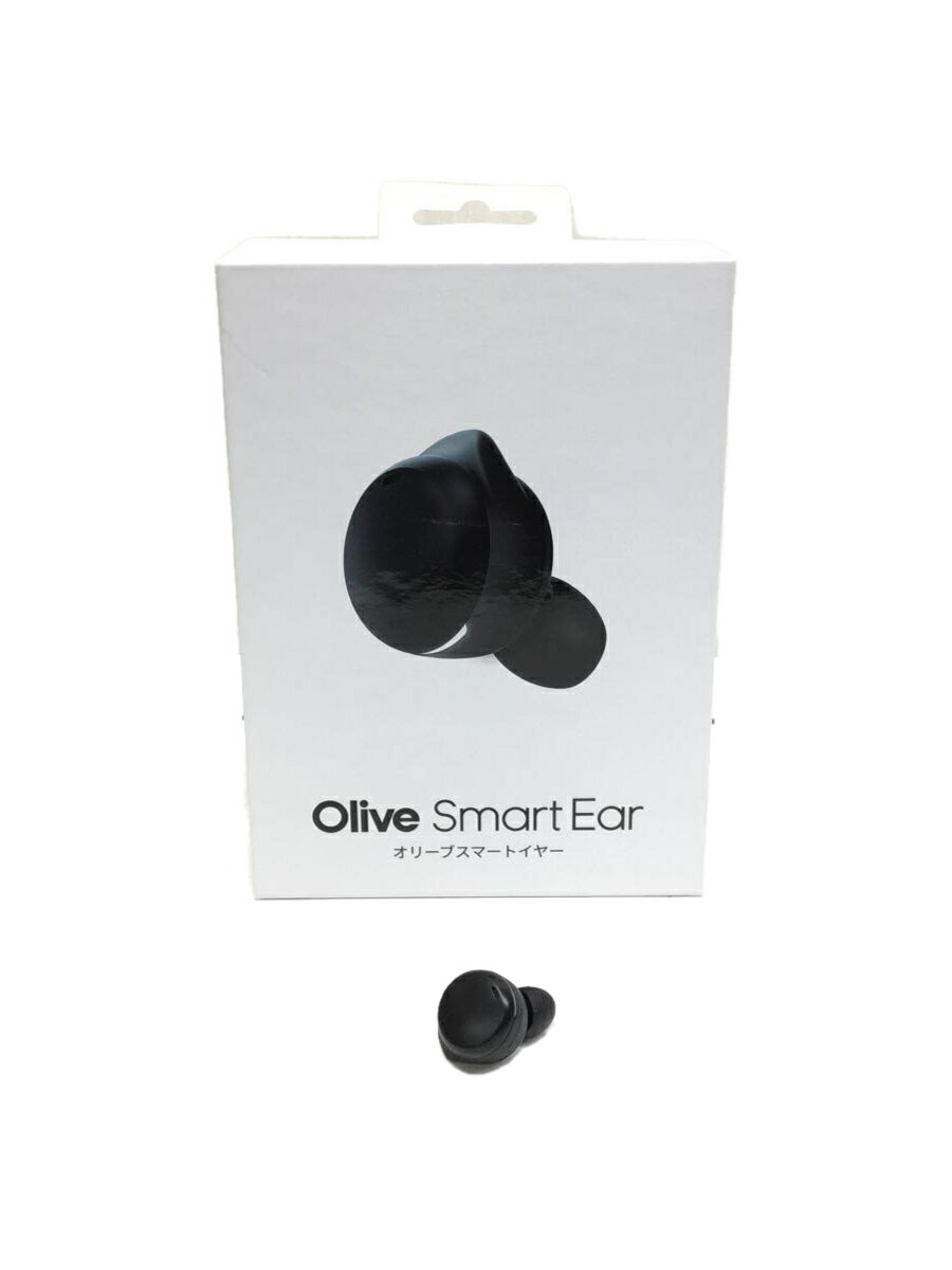 【中古】OLIVE◆イヤホン ヘッドホン 集音器 SMART EAR BLACK DHFA2FBJ【家電 ビジュアル オーディオ】