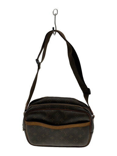【中古】LOUIS VUITTON◆リポーターPM_モノグラム・キャンバス_BRW/PVC/ブラウン//【バッグ】 【中古】LOUIS VUITTON◆リポーターPM_モノグラム・キャンバス_BRW/PVC/ブラウン//【バッグ】