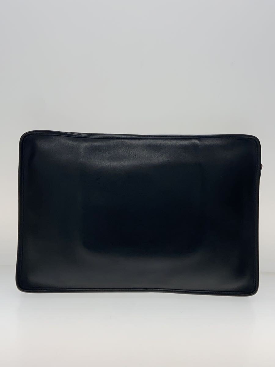 【中古】COACH◆セカンドバッグ/レザー/BLK/無地/F5C//【バッグ】