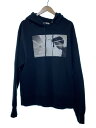 【中古】WACKO MARIA◆LARRY CLARK TULSA HEAVY WEIGHT PULLOVER/パーカー/XL/コットン/BLK【メンズウェア】