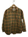 【中古】MARKAWARE◆長袖シャツ/1/コットン/CML/チェック/A18C-17SH02C【メンズウェア】