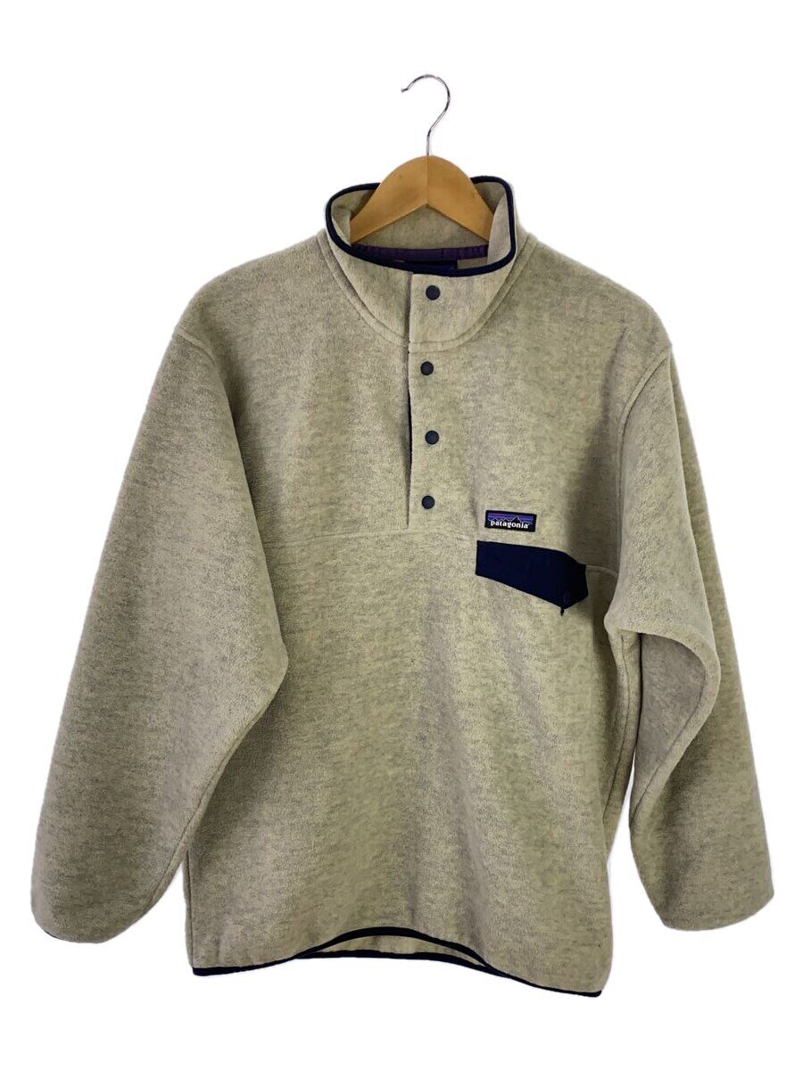 【中古】patagonia◆フリースジャケット/M/ポリエステル/BEG/25450FA22【メンズウェア】