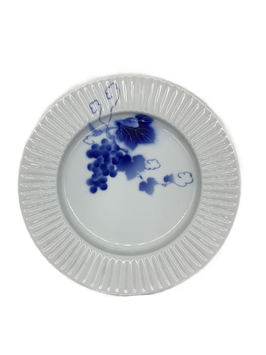 【中古】深川製磁◆皿/23cm/ブルーワイナリー//【キッチン用品】