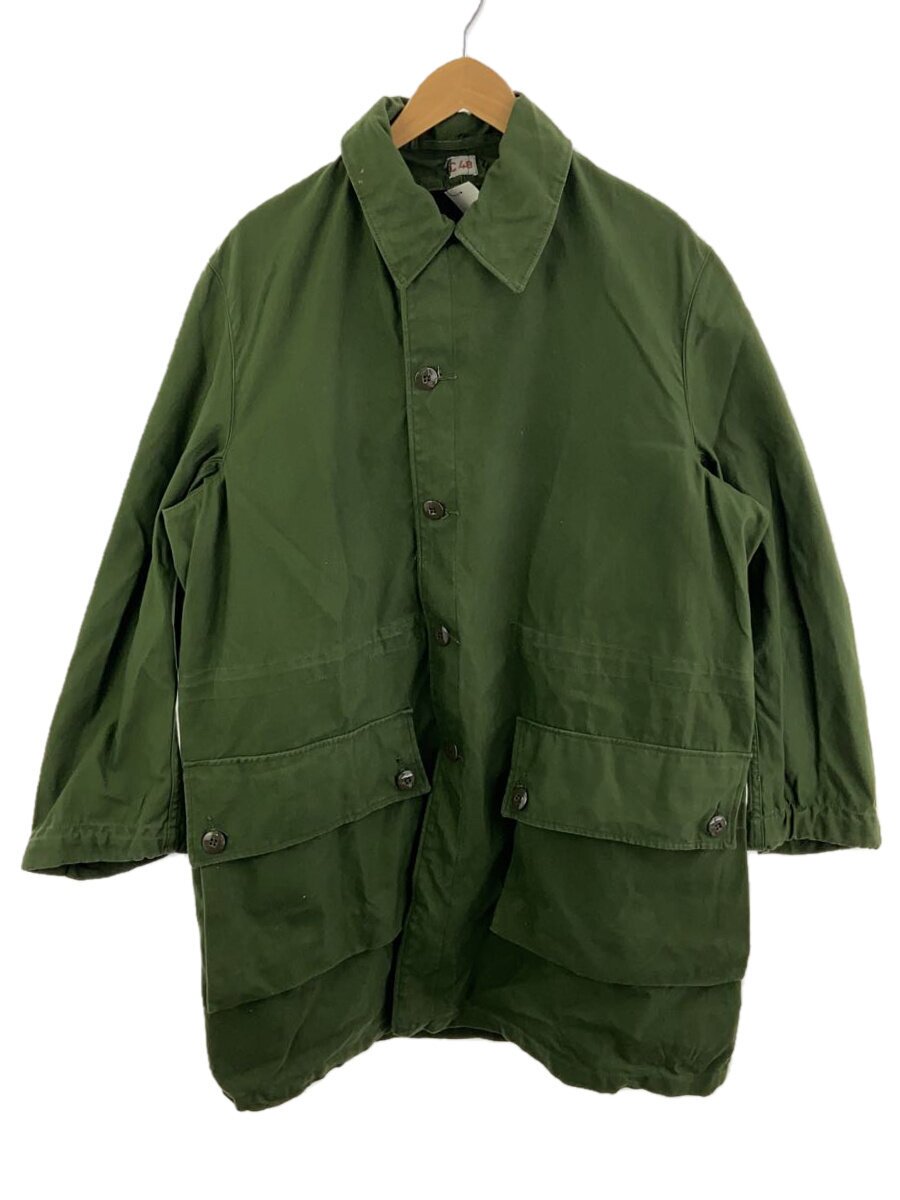 【中古】MILITARY◆コート/--/コットン/GRN【メンズウェア】