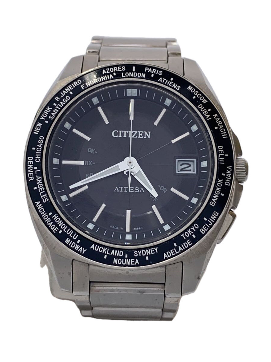 【中古】CITIZEN◆シチズン/ソーラー腕時計/アナログ/ブラック/H148-T017509【服飾雑貨他】