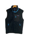 【中古】patagonia◆Classic Retro-X Vest/フリースベスト/M/ポリエステル/BLK/23048【メンズウェア】