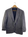 【中古】COMME des GARCONS HOMME◆テーラードジャケット/L/ウール/GRY/hs-08005【メンズウェア】