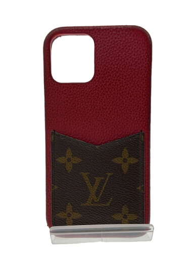 【中古】LOUIS VUITTON◆iPhone・バンパー12/12PRO_モノグラム_RED/レッド/モノグラム/レディース/M80081【服飾雑貨他】 【中古】LOUIS VUITTON◆iPhone・バンパー12/12PRO_モノグラム_RED/レッド/モノグラム/レディース/M80081【服飾雑貨他】