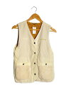 【中古】Columbia◆ROUND TOP LAKE WOMENS VEST フリースベスト/M/ポリエステル/CML/PL1355【レディースウェア】