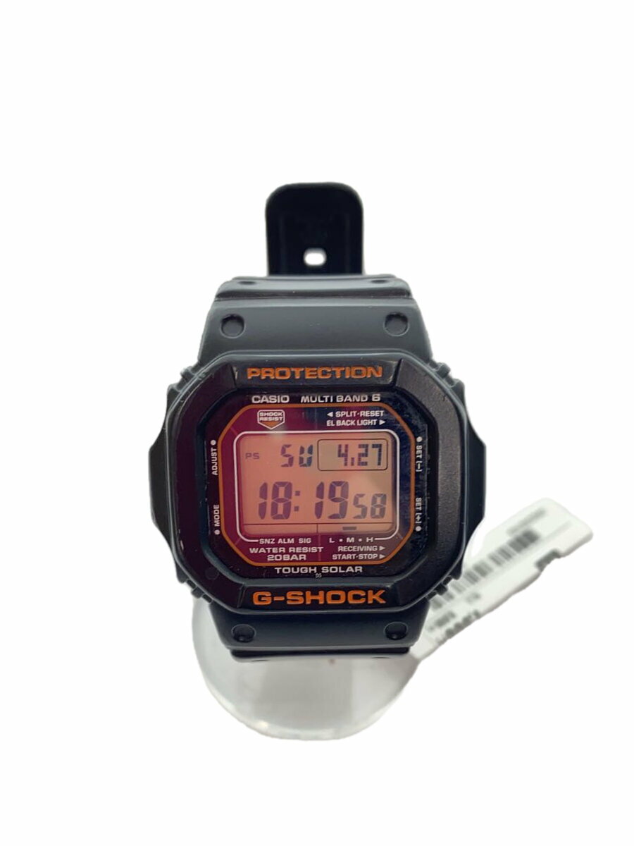 【中古】CASIO◆腕時計/デジタル/ラバー/BLK/BLK/GW-M5610R【服飾雑貨他】