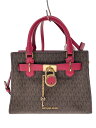 【中古】MICHAEL KORS◆トートバッグ/--/BRW/総柄【バッグ】