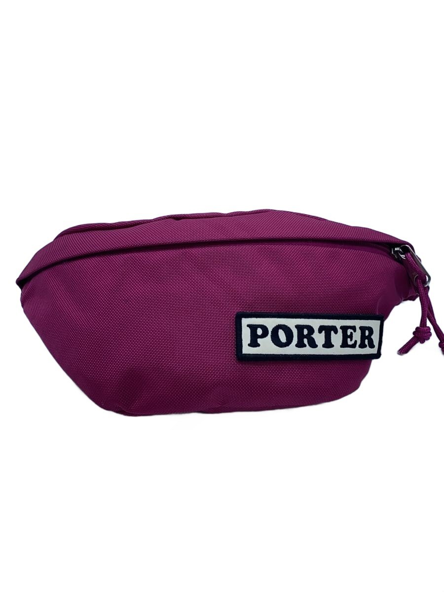 【中古】PORTER◆ウエストバッグ/ナイロン/PNK/882-07589【バッグ】