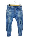 【中古】DSQUARED2◆TIDY BIKER JEAN/スキニーパンツ/44/デニム/IDG/S74LB0823 S30342【メンズウェア】