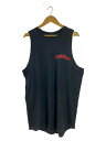 【中古】CVTVLIST◆タンクトップ/2/コットン/BLK【メンズウェア】