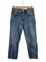 【中古】BALENCIAGA◆ボトム/24/コットン/BLU/641547//【レディースウェア】