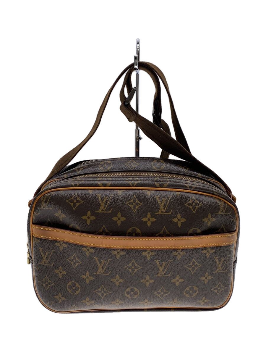 LOUIS VUITTON - 【中古】LOUIS VUITTON◆リポーターPM_モノグラム・キャンバス/PVC/BRW【バッグ】