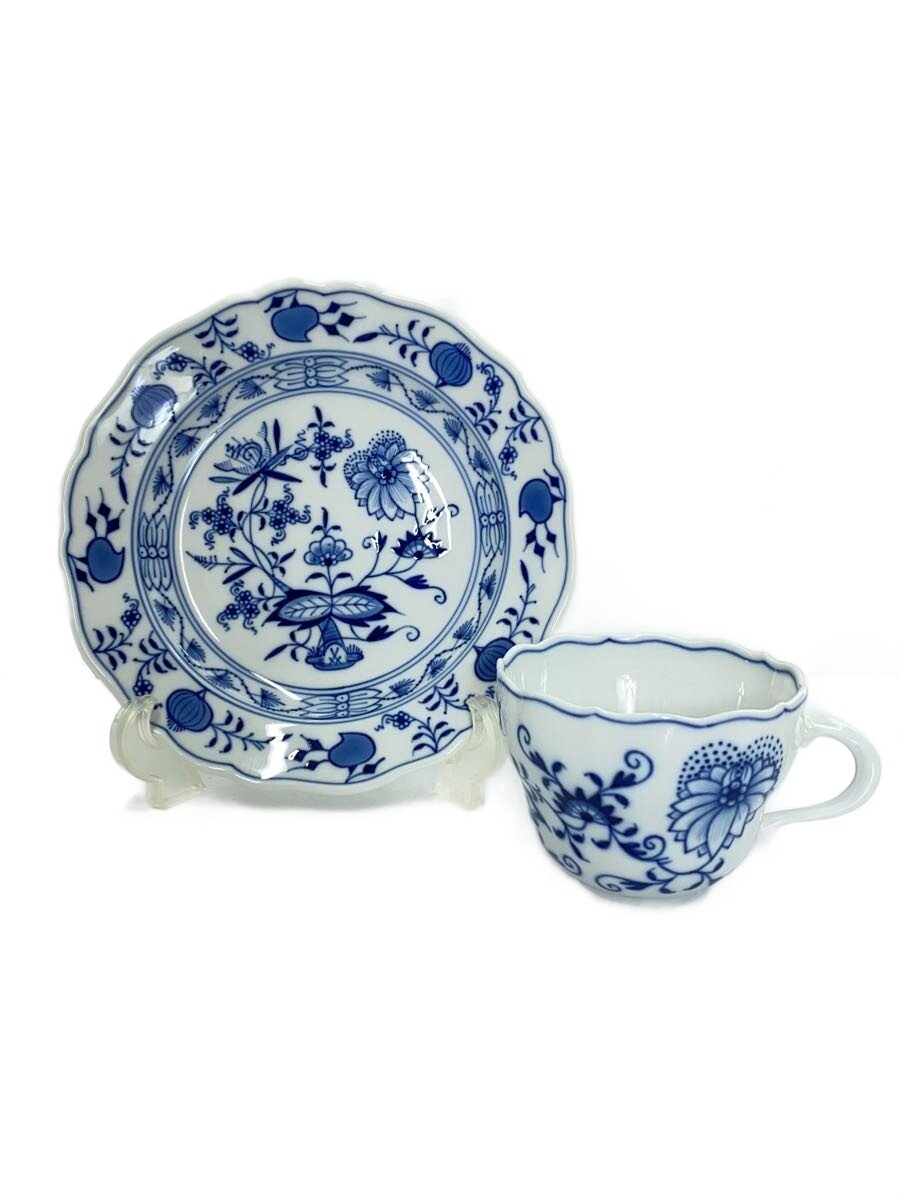 【中古】Meissen◆カップ&デザート皿2点セット/WHT//【キッチン用品】