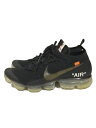 【中古】NIKE◆THE 10 AIR VAPORMAX FK OFF-WHITE VIRGIL ABLOH/ブラック/27cm/BLK【シューズ】