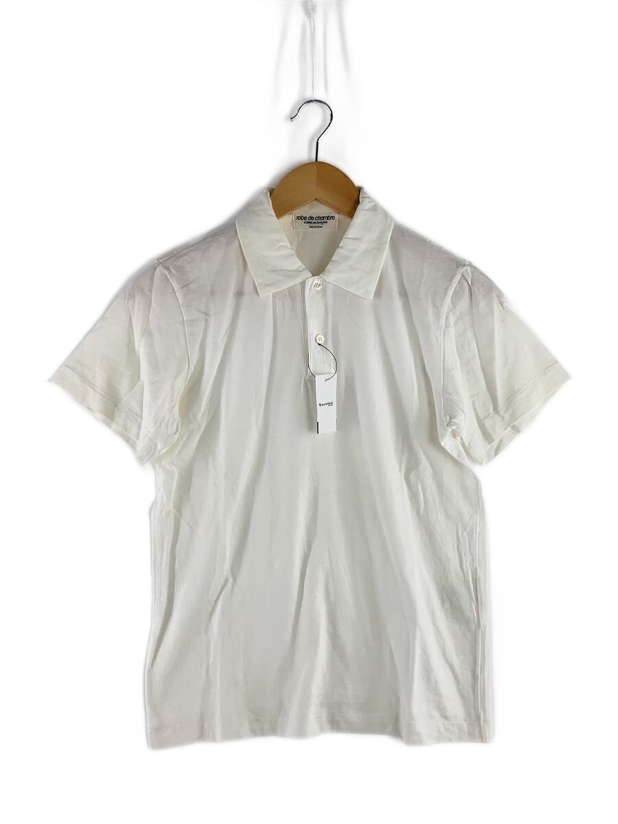 【中古】robe de chambre COMME des GARCONS◆AD1994/ポロシャツ/--/コットン/WHT/RT-100030//【メンズウェア】