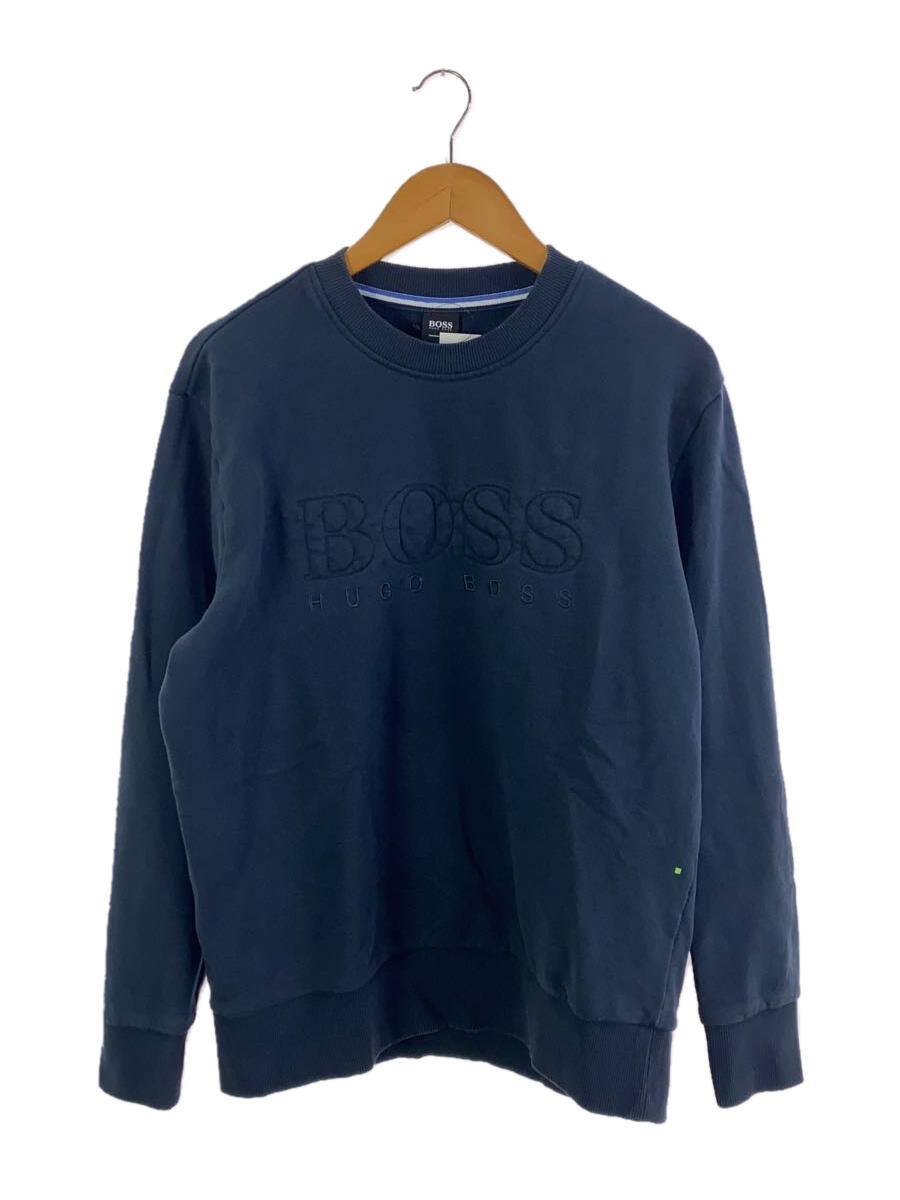 【中古】HUGO BOSS◆ロゴクルーネック