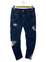 【中古】DIESEL◆ボトム/1/コットン/IDG/069AR【メンズウェア】