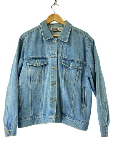 【中古】BILLBLASS◆レザージャケット・ブルゾン/L/コットン/BLU/無地【メンズウェア】 【中古】BILLBLASS◆レザージャケット・ブルゾン/L/コットン/BLU/無地【メンズウェア】