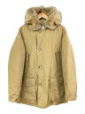 Woolrich◆ダウンジャケット/L/コットン/BEG/1002272/アークティックパーカー/カナダ製