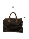 【中古】LOUIS VUITTON◆2)スピーディ30_モノグラム・キャンバス_BRW/PVC/BRW【バッグ】