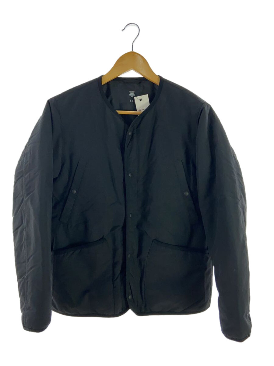 【中古】DESCENTE◆ジャケット/SS/ナイロン/BLK/DHUSJC32【メンズウェア】