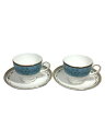 【中古】WEDGWOOD◆ペアカップ ソーサー/2点セット/BLU/TURQUOISE JEWEL【キッチン用品】