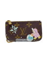 【中古】LOUIS VUITTON◆キーケース/--/BRW/レディース/M12229/ポシェット・クレ【服飾雑貨他】