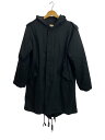【中古】HOUSTON◆モッズコート/XS/コットン/BLK/5409M【メンズウェア】(4)