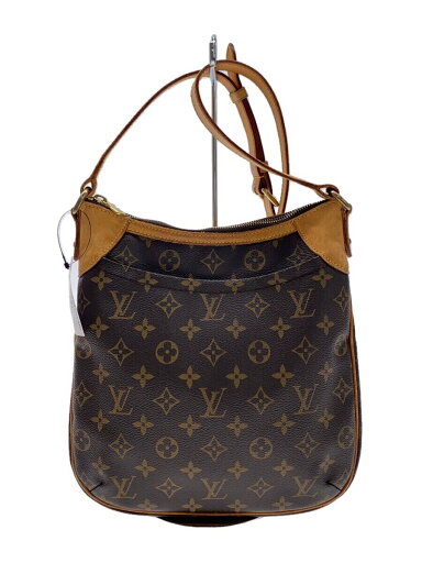 【中古】LOUIS VUITTON◆オデオンPM_モノグラム・キャンバス_BRW/PVC/BRW【バッグ】 【中古】LOUIS VUITTON◆オデオンPM_モノグラム・キャンバス_BRW/PVC/BRW【バッグ】