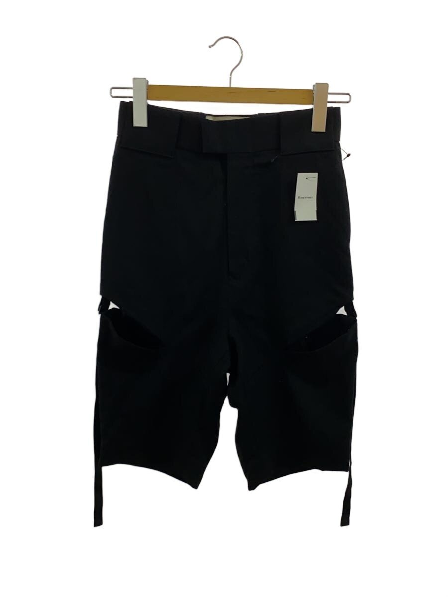 TELOPLAN◆SS2021/Emanuel Bermuda Shotr/ショートパンツ/S/ウール/BLK/0921030805