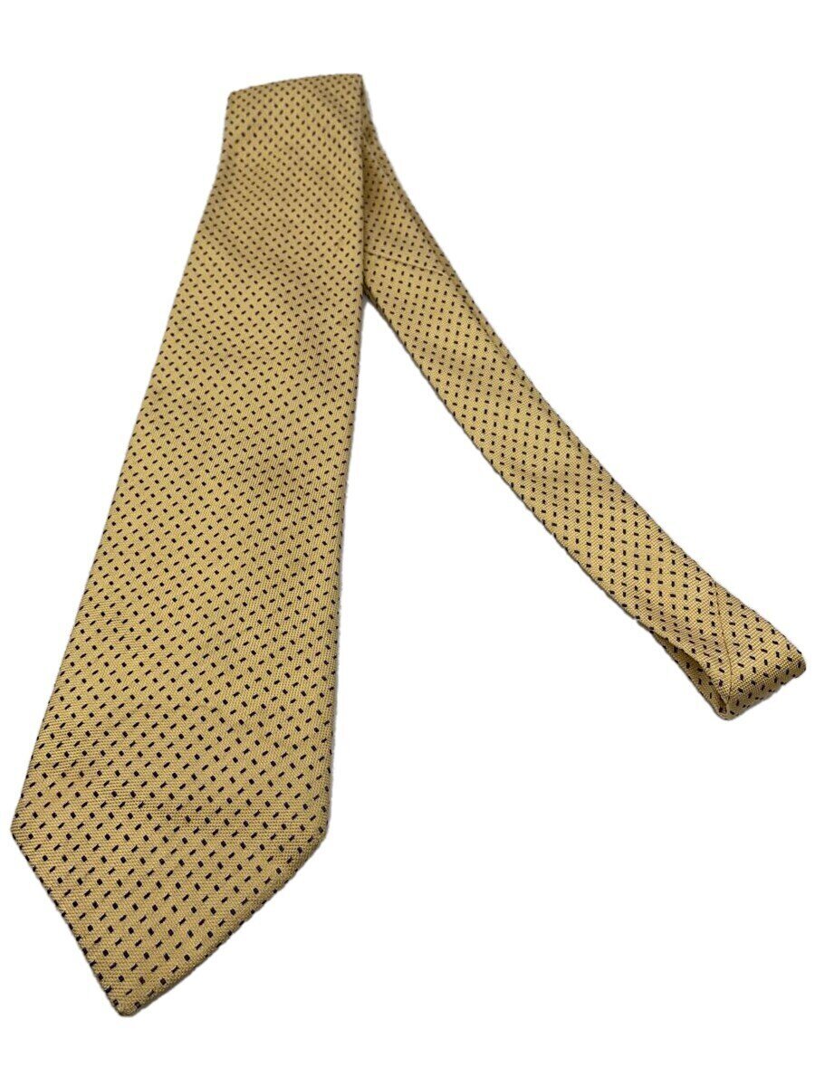 DUNHILL - 【中古】dunhill◆ネクタイ/シルク/YLW/総柄/メンズ【服飾雑貨他】