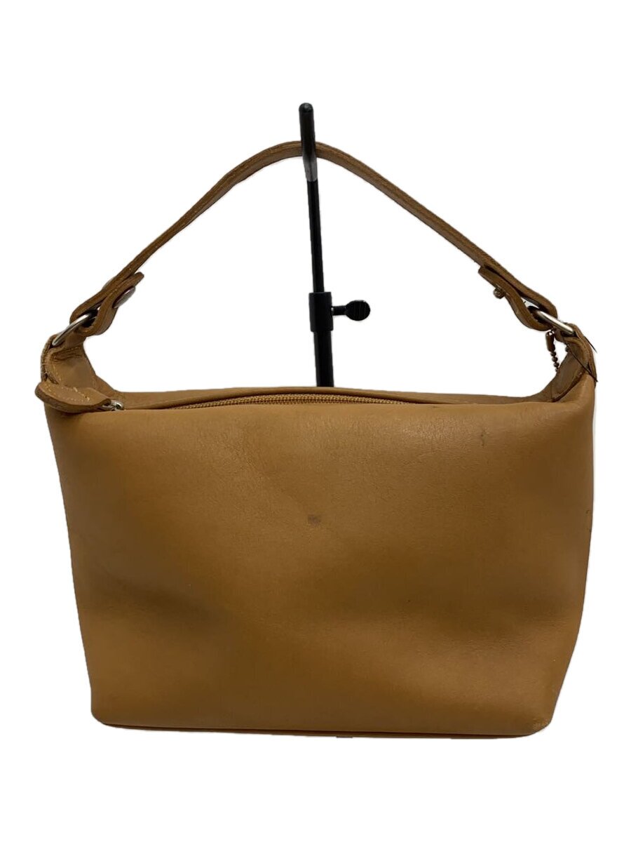 COACH - 【中古】COACH◆ハンドバッグ/レザー/BRW/無地【バッグ】